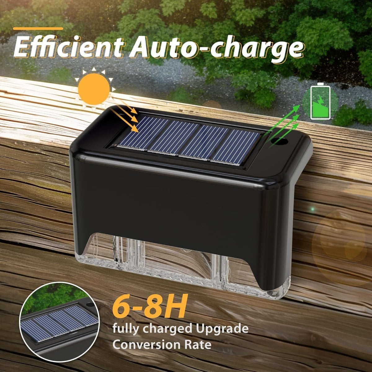 32&16 PCS Solar Deck Lights Outdoor Solar