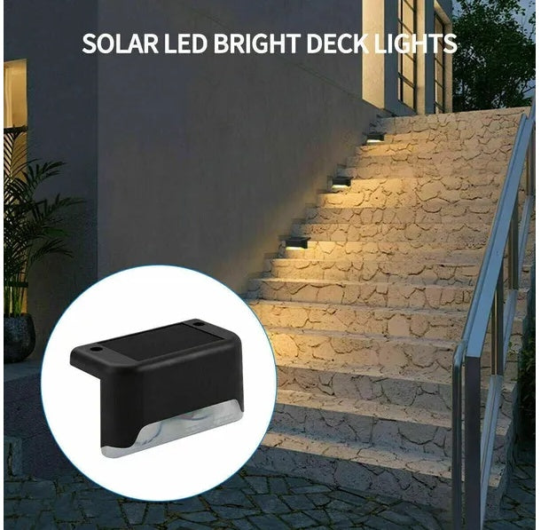 8 Pack New Solar Deck Lights Outdoor